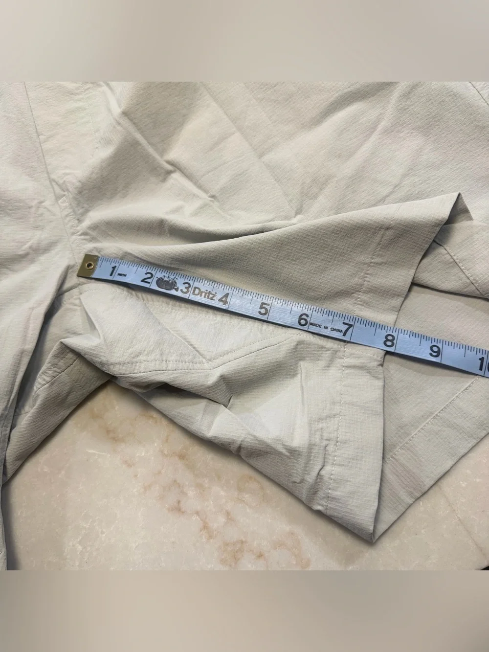 Lululemon Mens Bowline 8” Shorts Vapor Grey/White Size XL - Picture 4 of 5